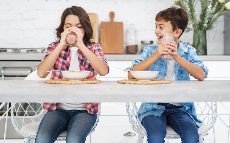 Desayuno infantil saludable